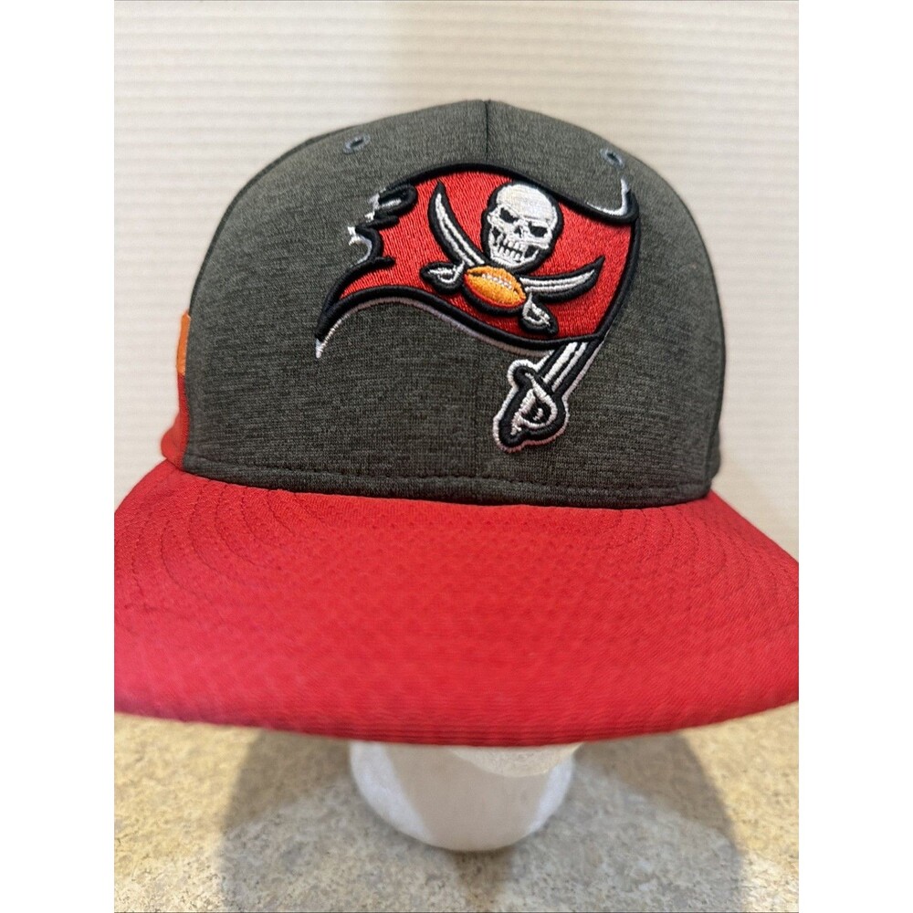 Tampa Bay Buccaneers New Era 59FIFTY Snapback hat Pewter Red NFL Fitted Cap Men